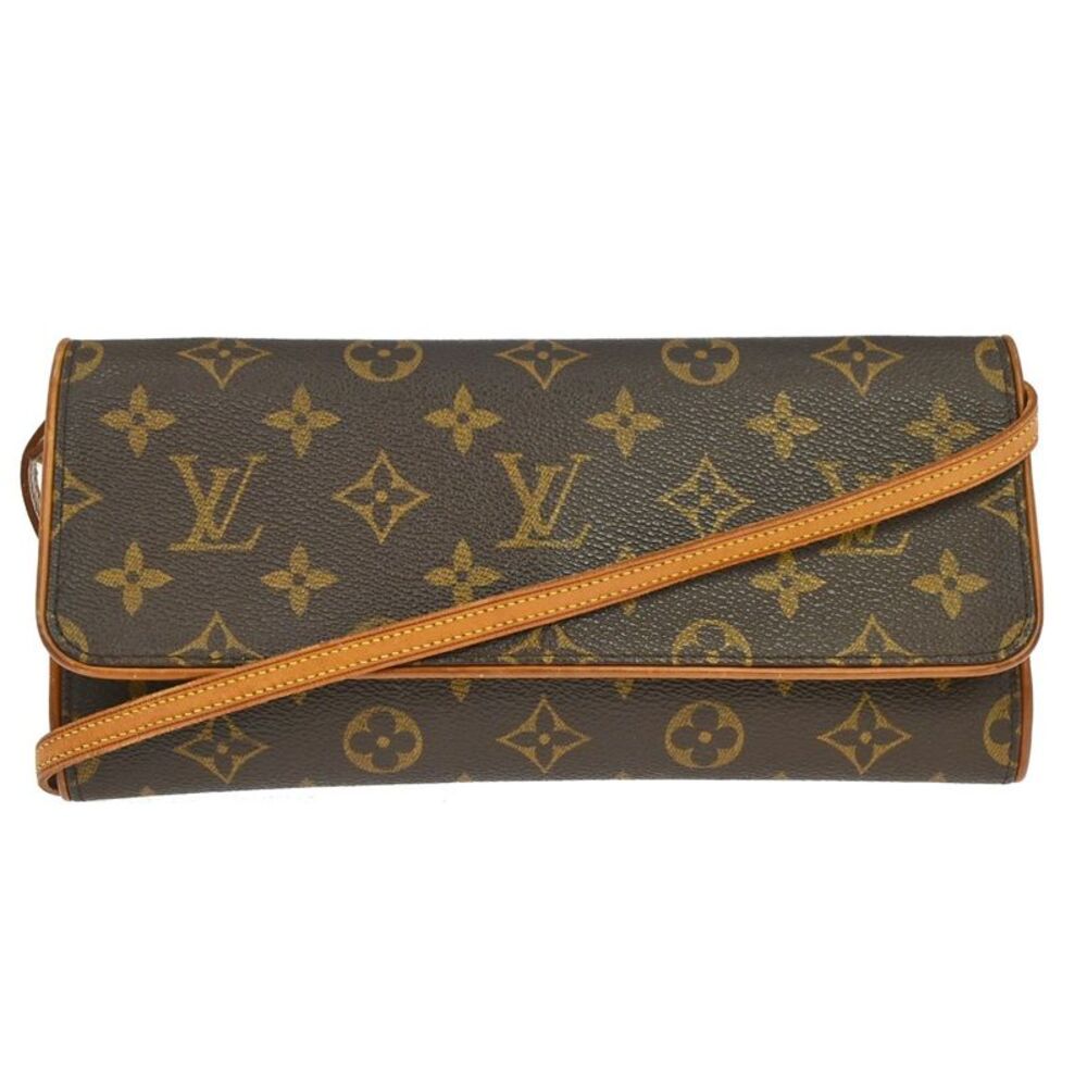 Louis Vuitton Twin Monogram Canvas Brown Canvas Handbag